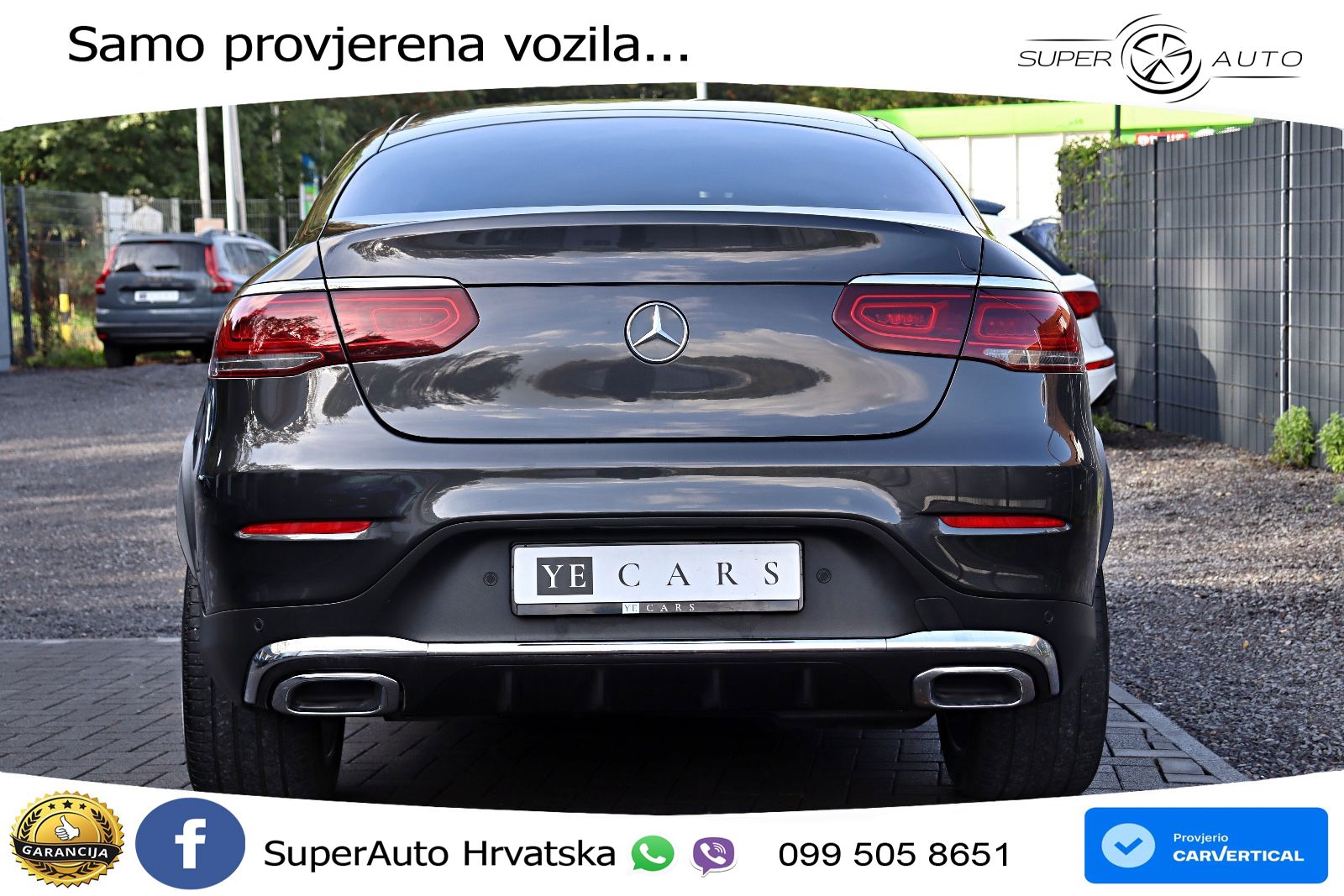 Mercedes GLC Coupe 220d (194 KS) 4MATIC G-TRONIC AMG LED+GR SJED+ACC