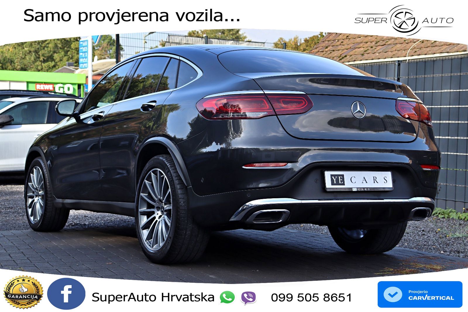 Mercedes GLC Coupe 220d (194 KS) 4MATIC G-TRONIC AMG LED+GR SJED+ACC