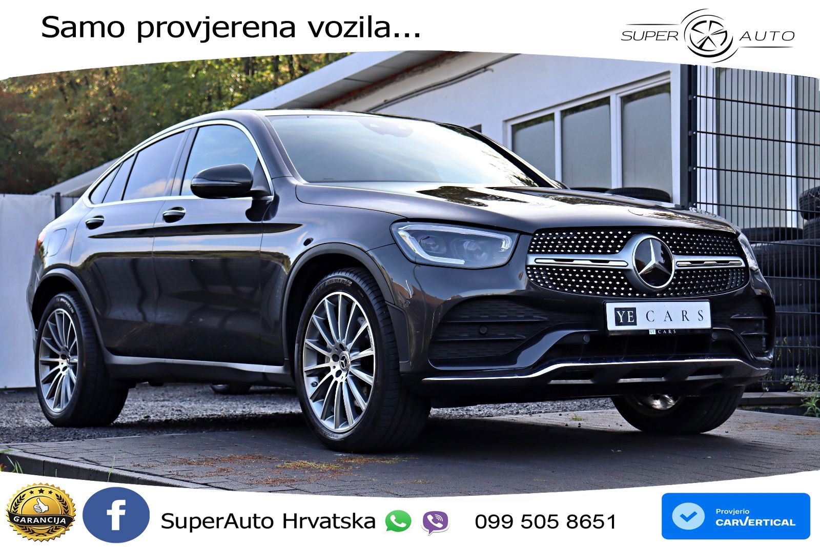 Mercedes GLC Coupe 220d (194 KS) 4MATIC G-TRONIC AMG LED+GR SJED+ACC