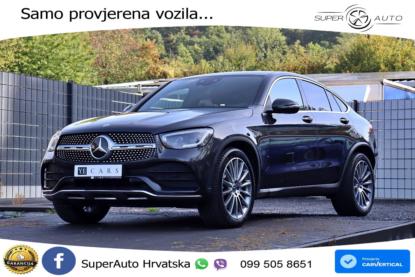 Mercedes GLC Coupe 220d (194 KS) 4MATIC G-TRONIC AMG LED+GR SJED+ACC