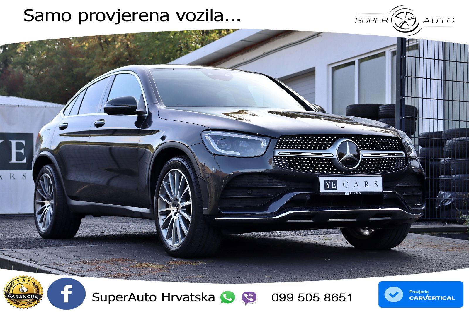Mercedes GLC Coupe 220d (194 KS) 4MATIC G-TRONIC AMG LED+GR SJED+ACC