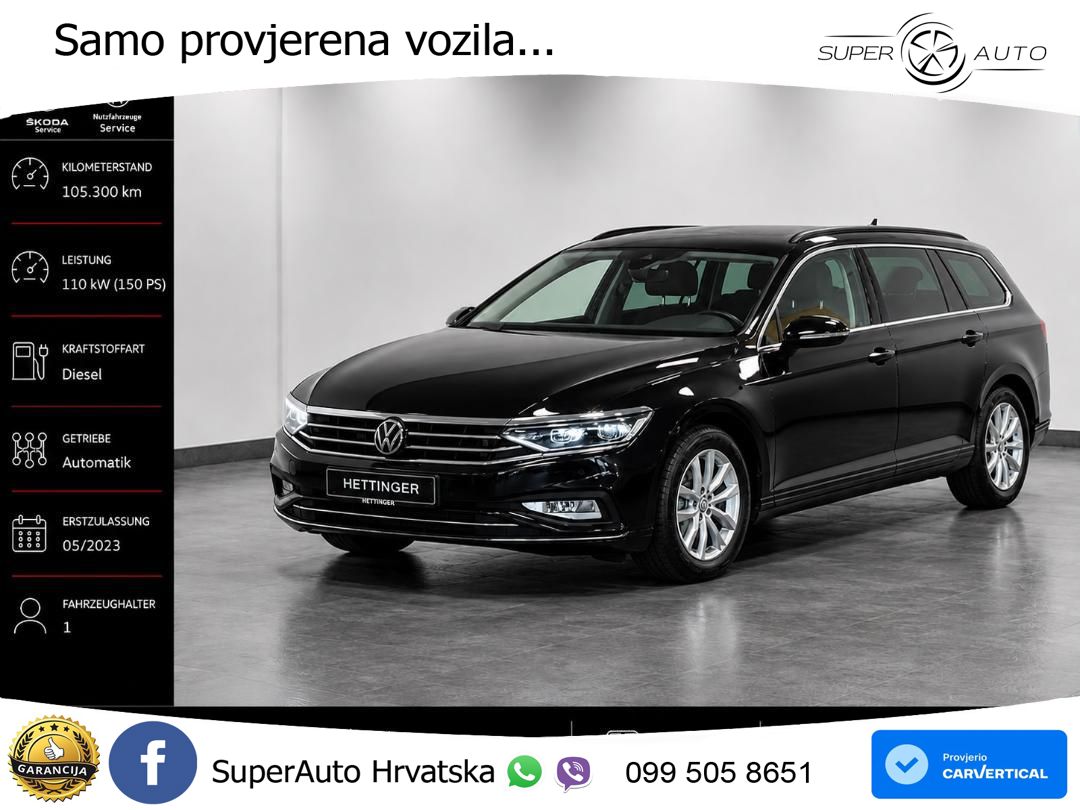 Volkswagen Passat Variant 2.0 TDI (150 KS) DSG Business MATRIX+GR SJED+KAM