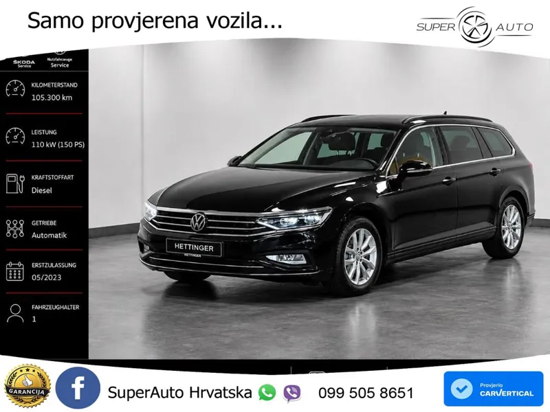 Volkswagen Passat Variant 2.0 TDI (150 KS) DSG Business MATRIX+GR SJED+KAM
