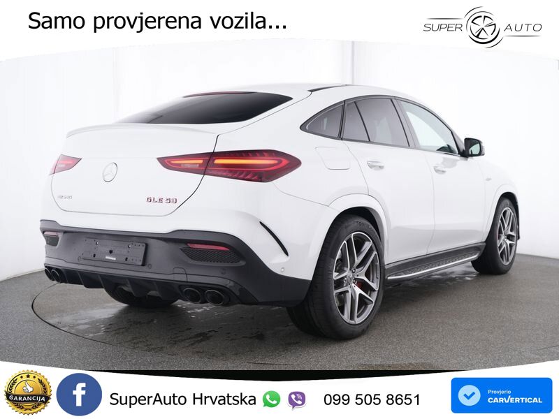Mercedes AMG GLE Coupe 53 (544 KS) 4MATIC+ AMG SPEEDSHIFT TCT 9G ACC+HEAD+GR SJED+360+PANO