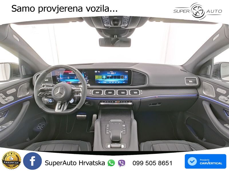 Mercedes AMG GLE Coupe 53 (544 KS) 4MATIC+ AMG SPEEDSHIFT TCT 9G ACC+HEAD+GR SJED+360+PANO