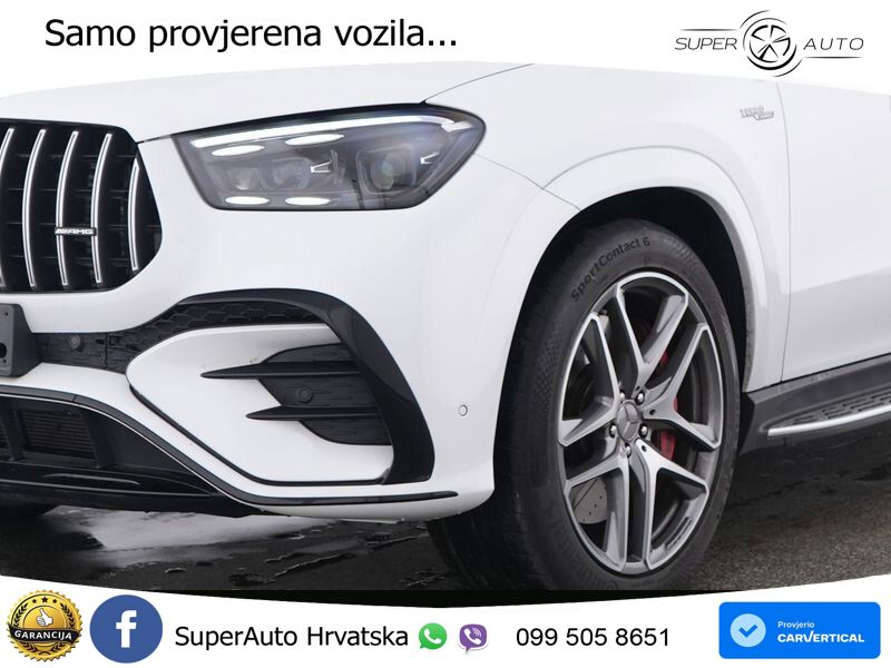 Mercedes AMG GLE Coupe 53 (544 KS) 4MATIC+ AMG SPEEDSHIFT TCT 9G ACC+HEAD+GR SJED+360+PANO