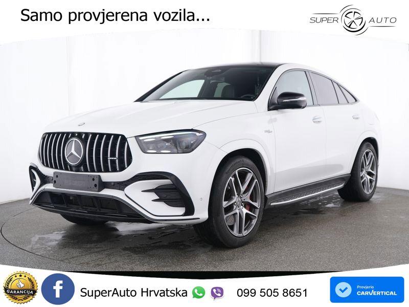Mercedes AMG GLE Coupe 53 (544 KS) 4MATIC+ AMG SPEEDSHIFT TCT 9G ACC+HEAD+GR SJED+360+PANO