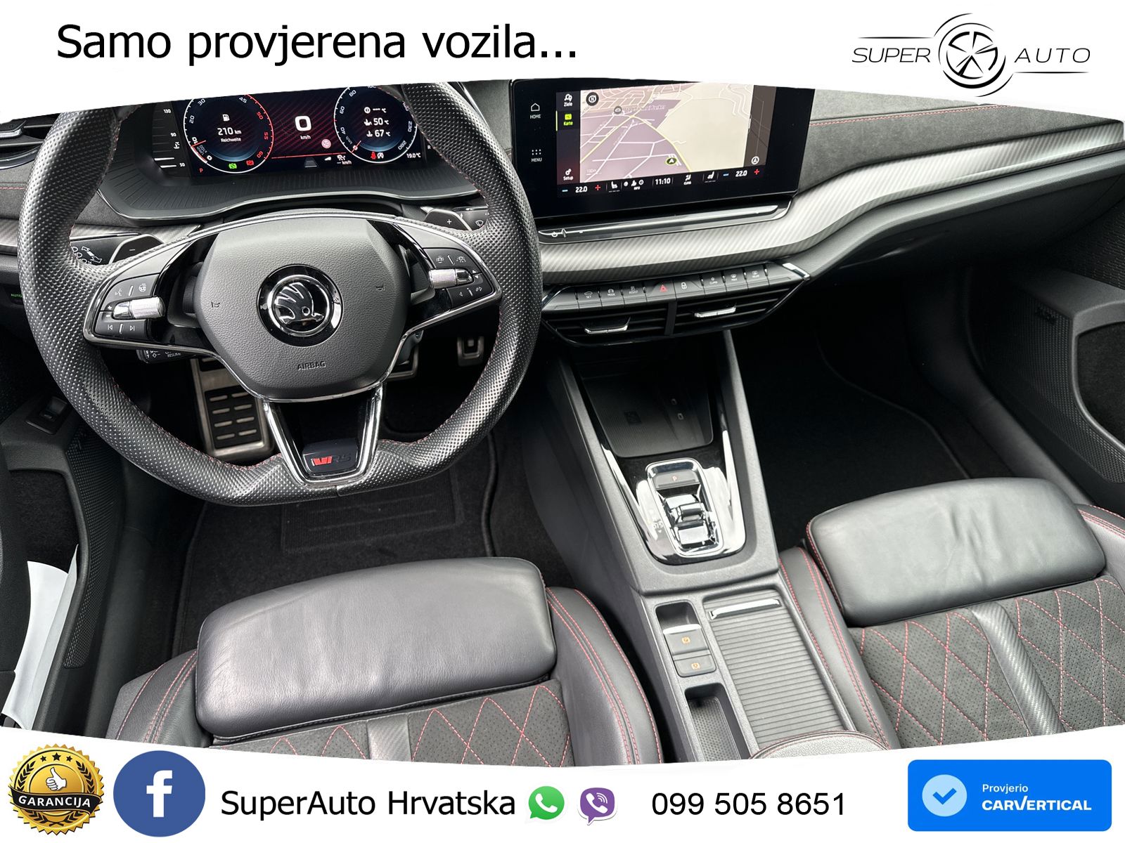 Škoda Octavia Combi RS 2.0 TDI (200 KS) DSG LED+GR SJED+ACC