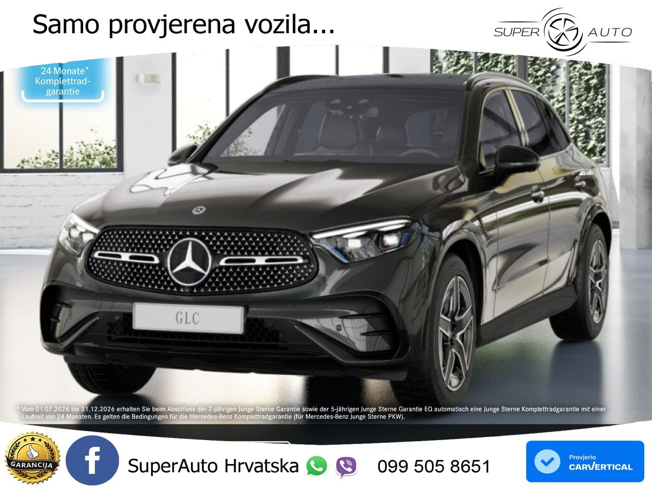 Mercedes GLC 220d (197 KS) 4MATIC 9G-TRONIC AMG ZRAČNI+ACC+GR SJED+KAM+PANO