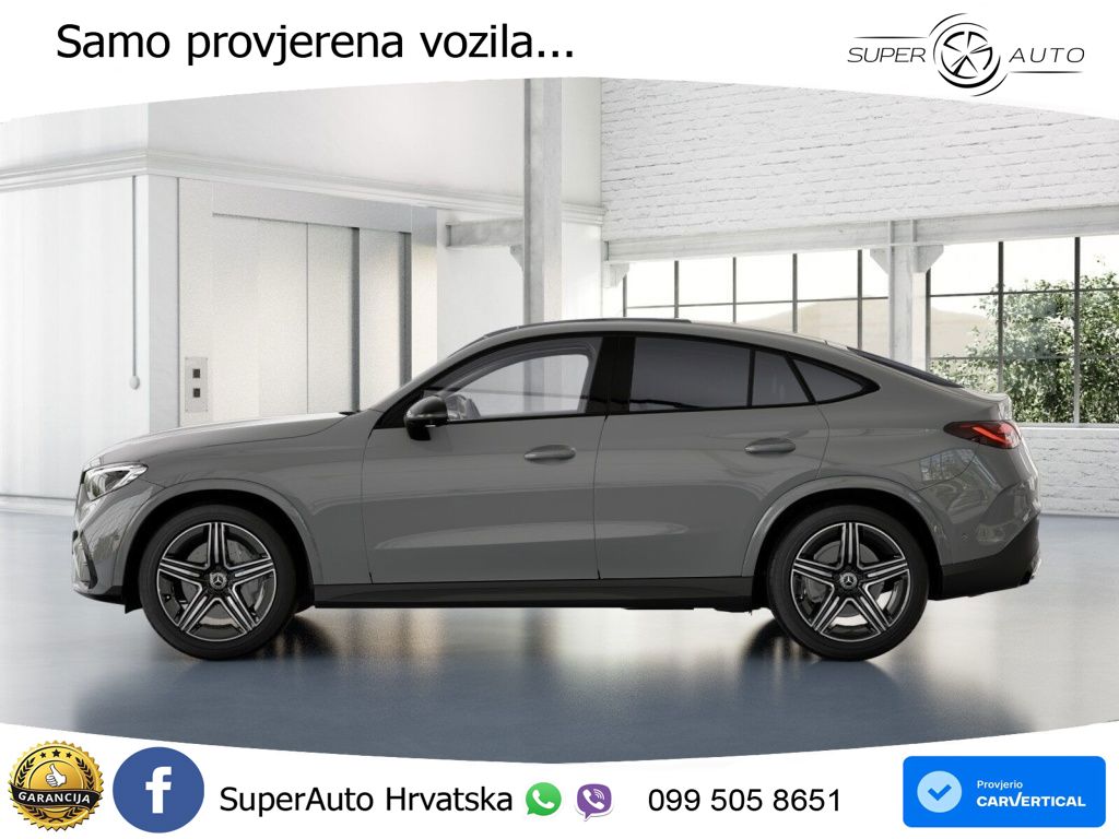 Mercedes GLC Coupe 200 (204 KS) 4MATIC 9G-TRONIC AMG ACC+GR SJED+360+PANO