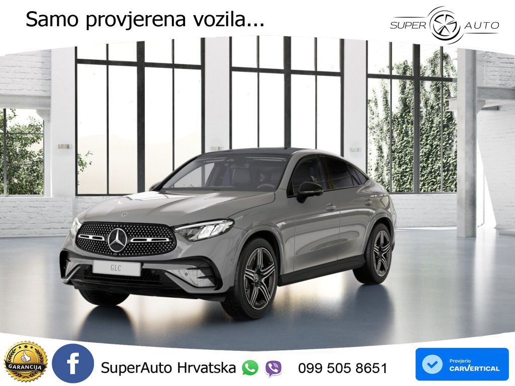 Mercedes GLC Coupe 200 (204 KS) 4MATIC 9G-TRONIC AMG ACC+GR SJED+360+PANO