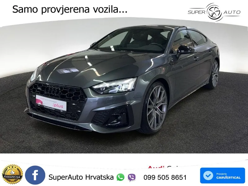 Audi A5 Sportback 45 TFSI (265 KS) quattro S tronic S line MATRIX+GR SJED+KAM