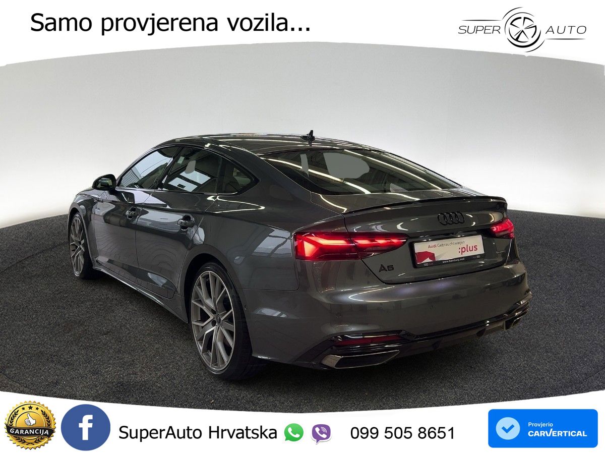 Audi A5 Sportback 45 TFSI (265 KS) quattro S tronic S line MATRIX+GR SJED+KAM