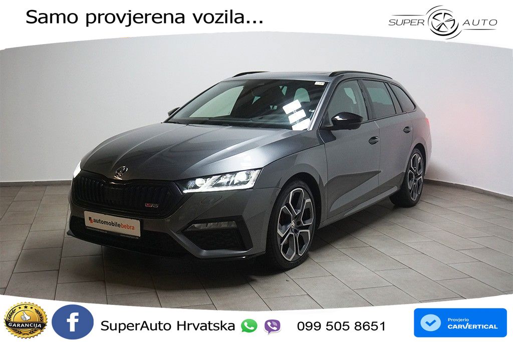 Škoda Octavia Combi RS 2.0 TDI (200 KS) 4x4 DSG LED+GR SJED+ACC