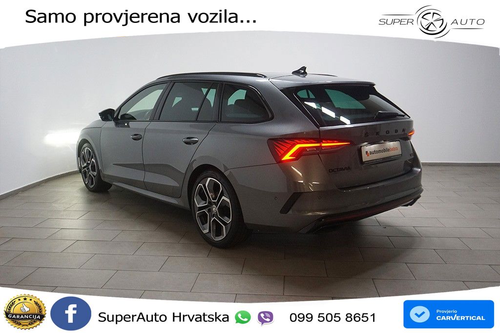 Škoda Octavia Combi RS 2.0 TDI (200 KS) 4x4 DSG LED+GR SJED+ACC