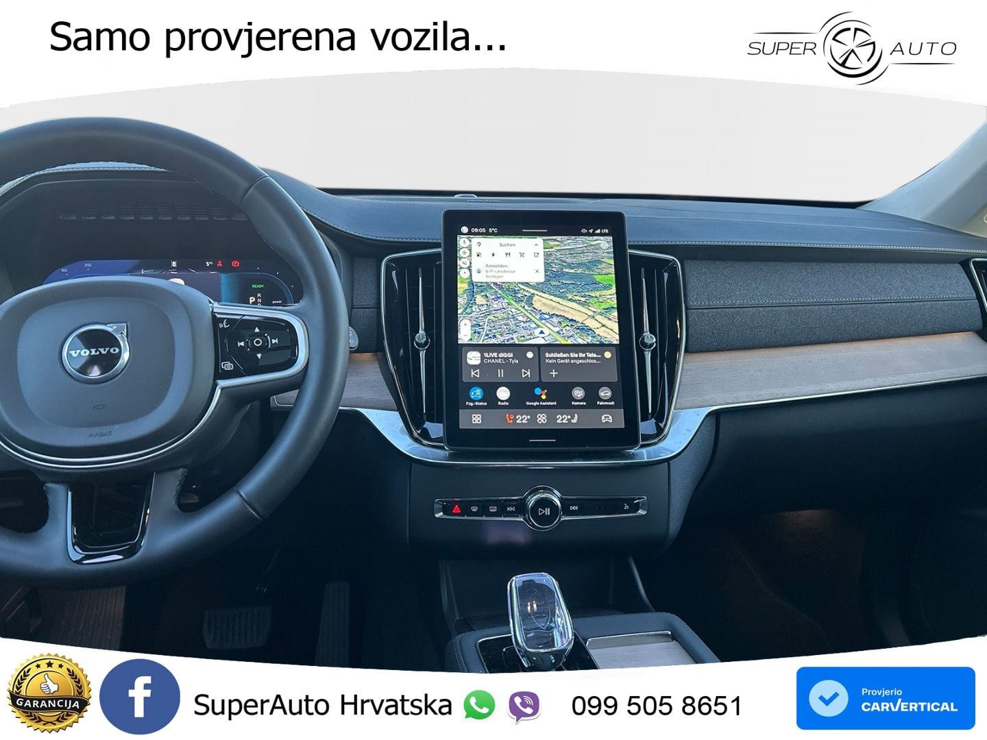 Volvo XC90 2.0 T8 AWD Automatic ACC+GR SJED+360+PANO