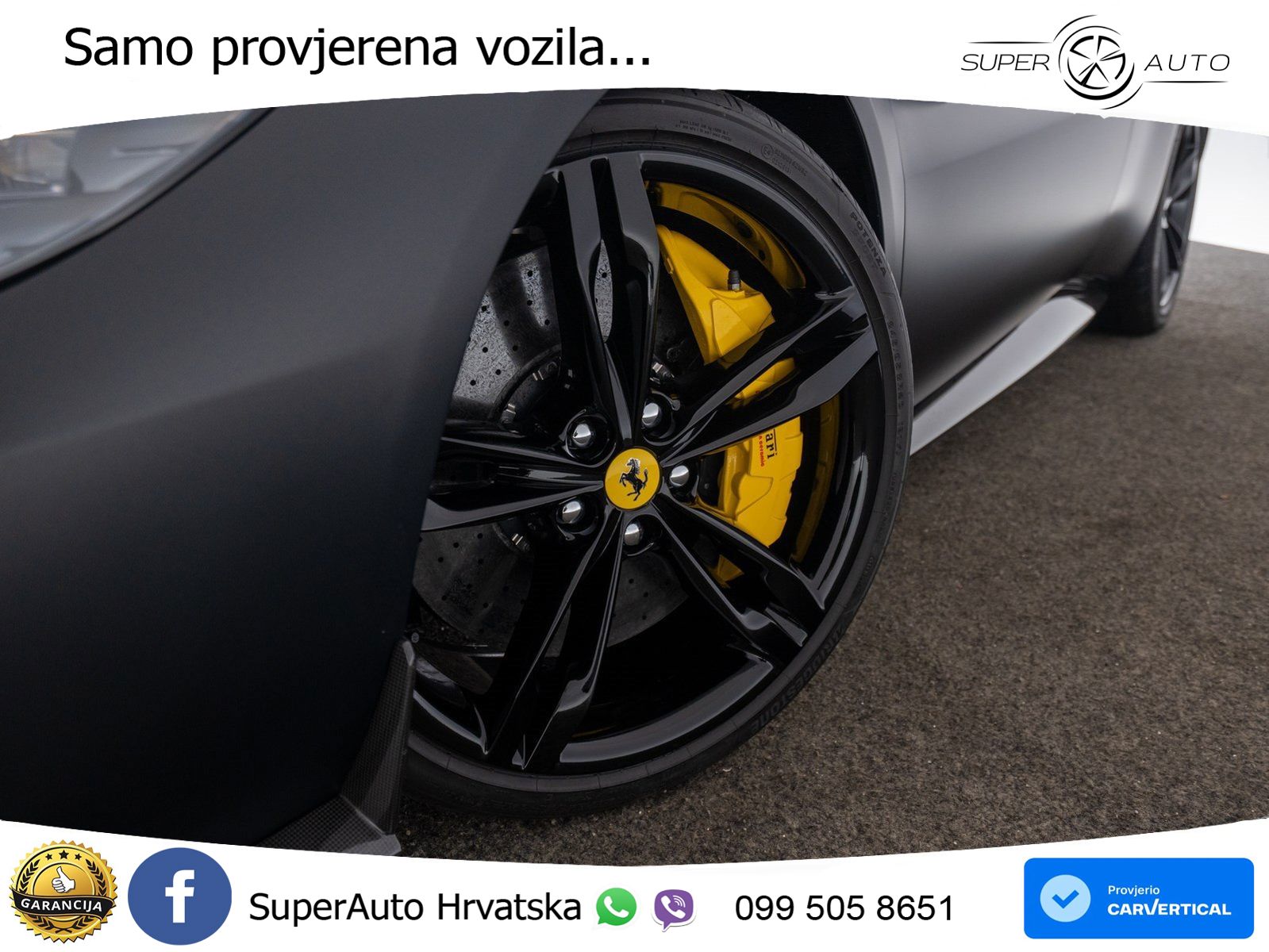 Ferrari 296 GTS 3.0 V6 (830 KS) F1 DCT LED+ACC
