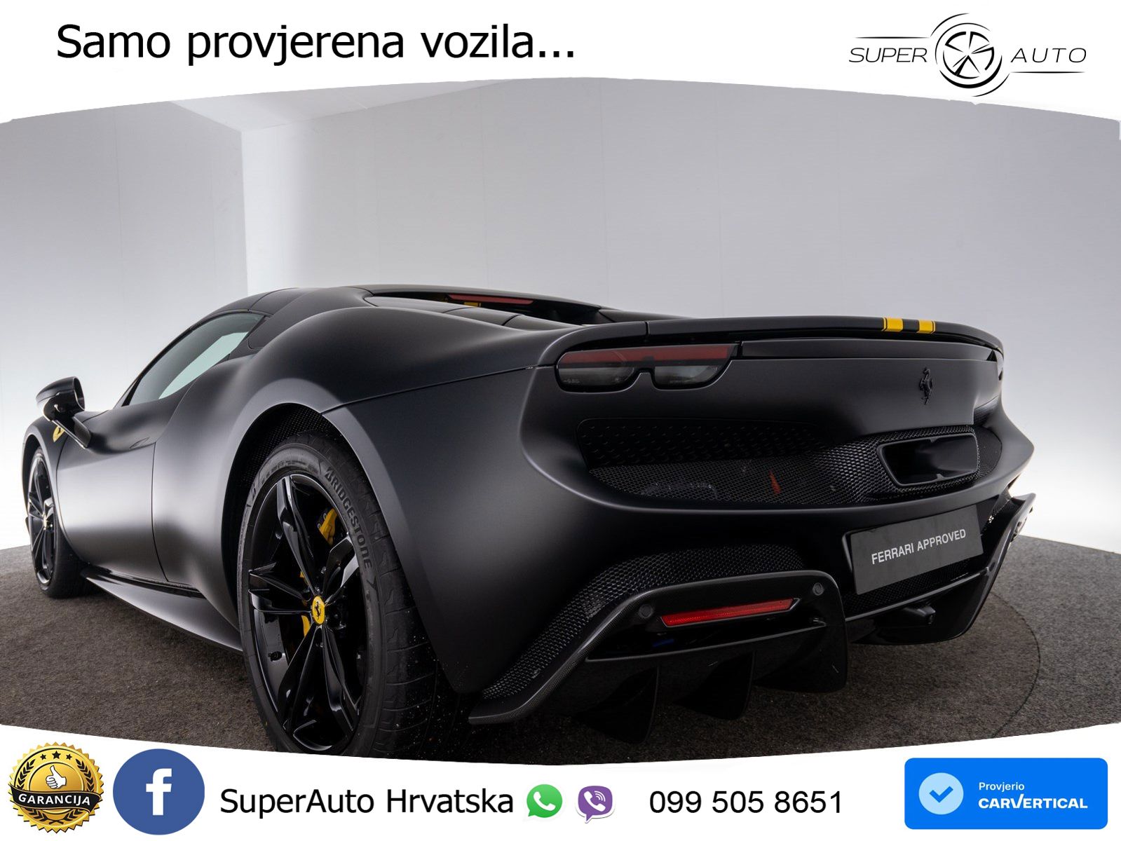Ferrari 296 GTS 3.0 V6 (830 KS) F1 DCT LED+ACC