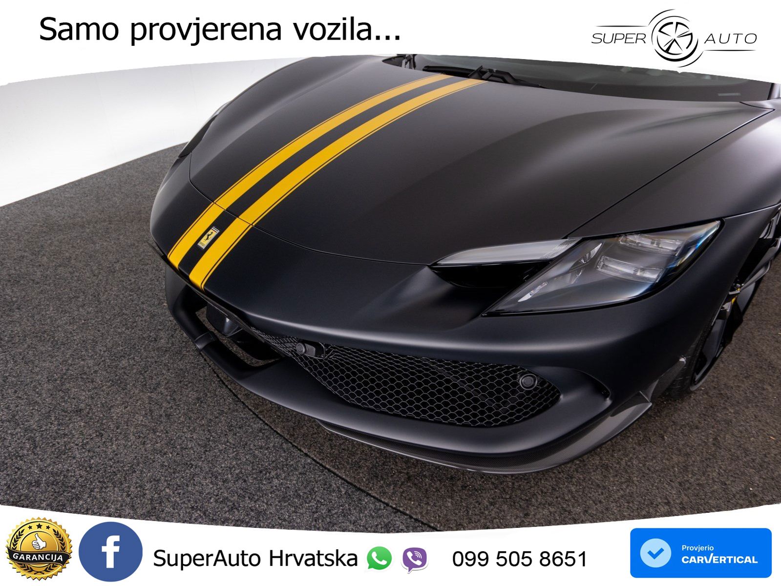 Ferrari 296 GTS 3.0 V6 (830 KS) F1 DCT LED+ACC