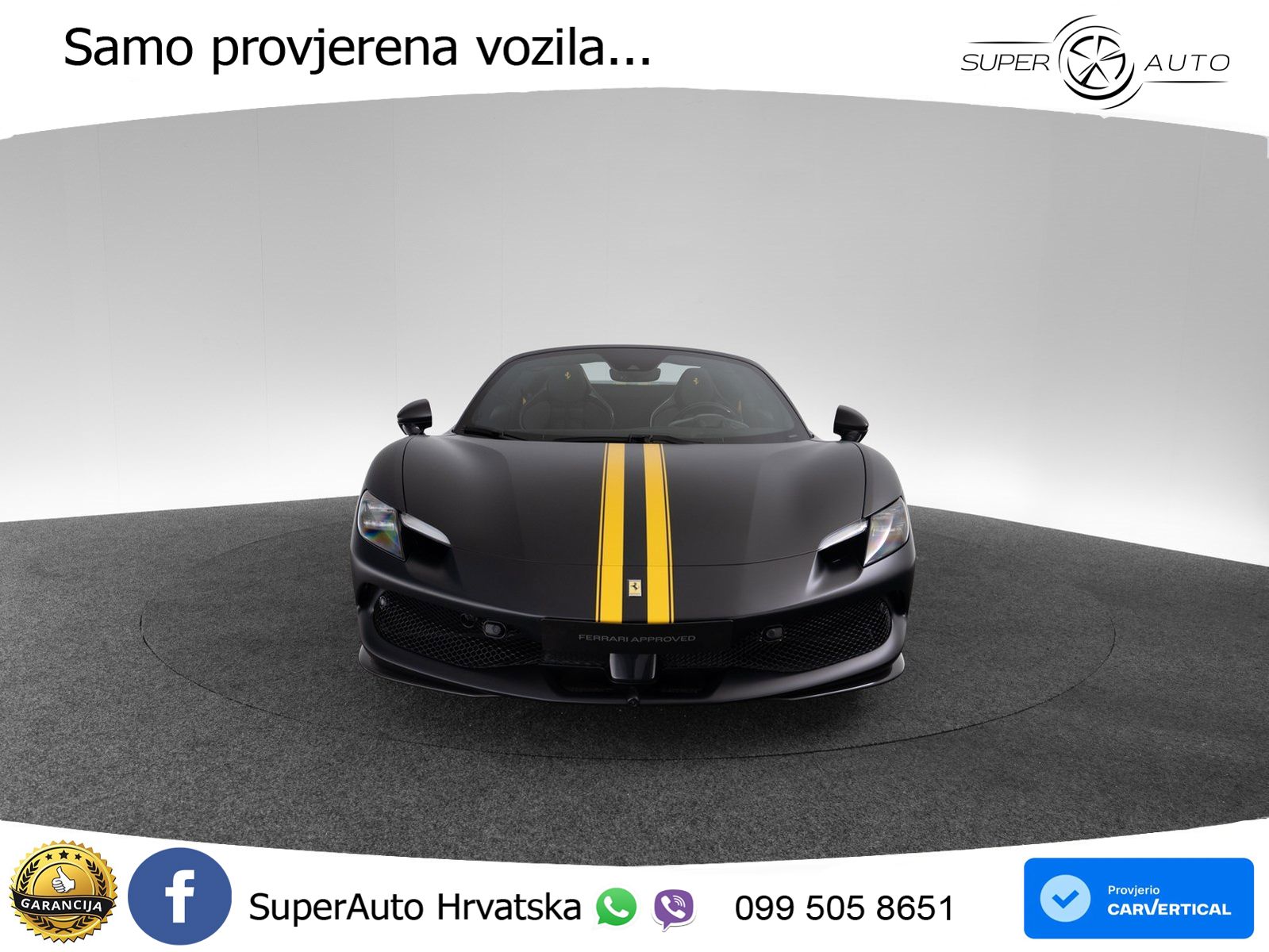 Ferrari 296 GTS 3.0 V6 (830 KS) F1 DCT LED+ACC