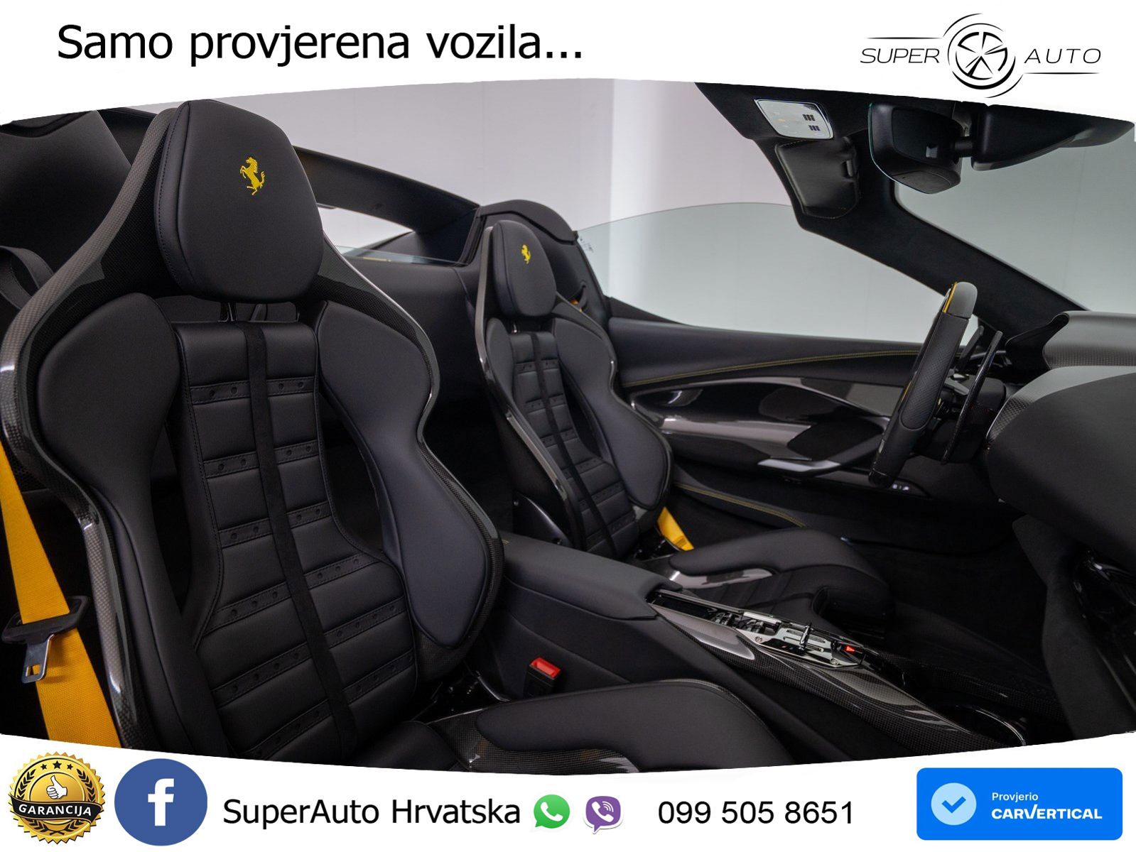 Ferrari 296 GTS 3.0 V6 (830 KS) F1 DCT LED+ACC