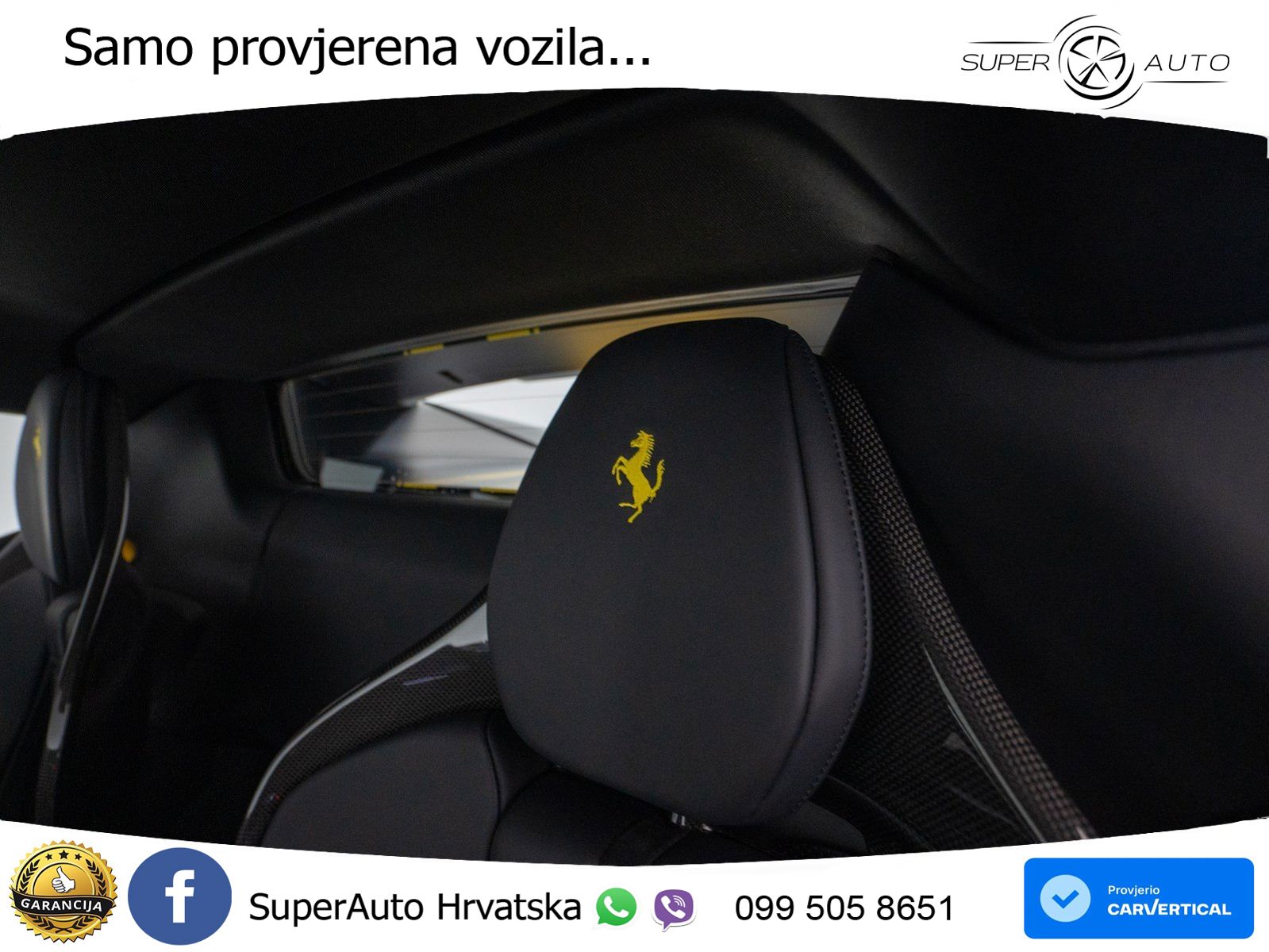 Ferrari 296 GTS 3.0 V6 (830 KS) F1 DCT LED+ACC