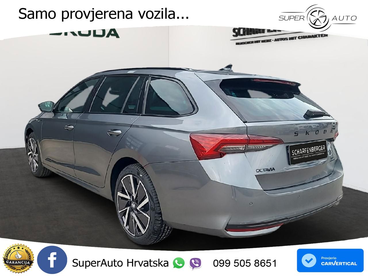 Škoda Octavia Combi 2.0 TDI (150 KS) DSG SportLine LED+GR SJED+ACC