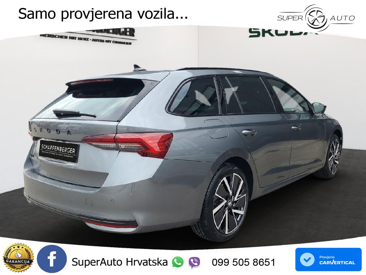 Škoda Octavia Combi 2.0 TDI (150 KS) DSG SportLine LED+GR SJED+ACC
