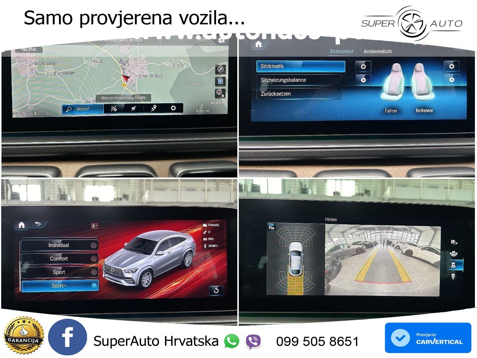 Mercedes AMG GLE Coupe 53 (435 KS) EQ Boost 4MATIC+ AMG SPEEDSHIFT TCT 9G ZRAČNI+ACC+4xGR SJED+KAM