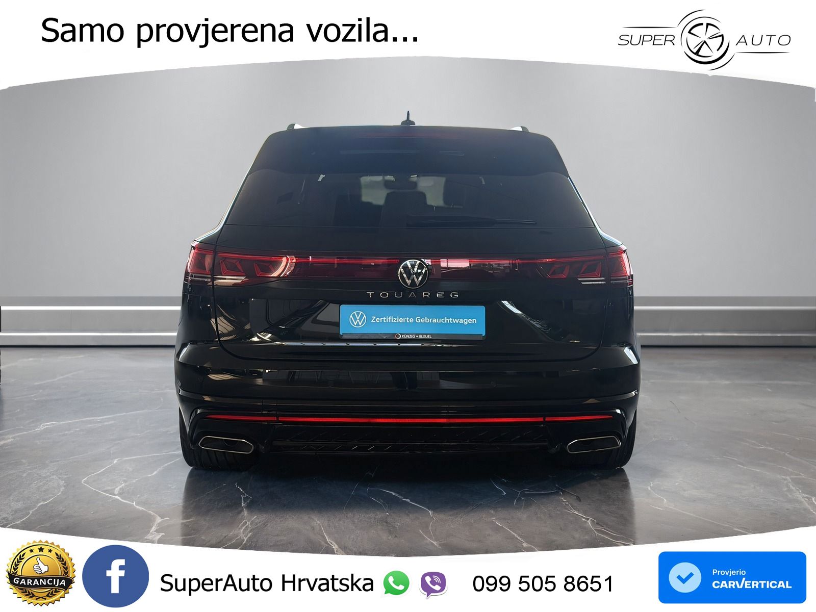 Volkswagen Touareg 3.0 V6 TDI (231 KS) 4MOTION Tiptronic R-Line ZRAČNI+ACC+GR SJED+KAM+PANO
