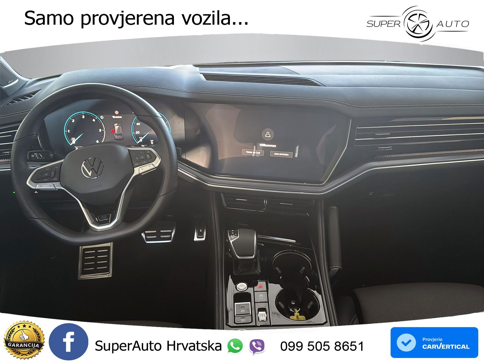 Volkswagen Touareg 3.0 V6 TDI (231 KS) 4MOTION Tiptronic R-Line ZRAČNI+ACC+GR SJED+KAM+PANO