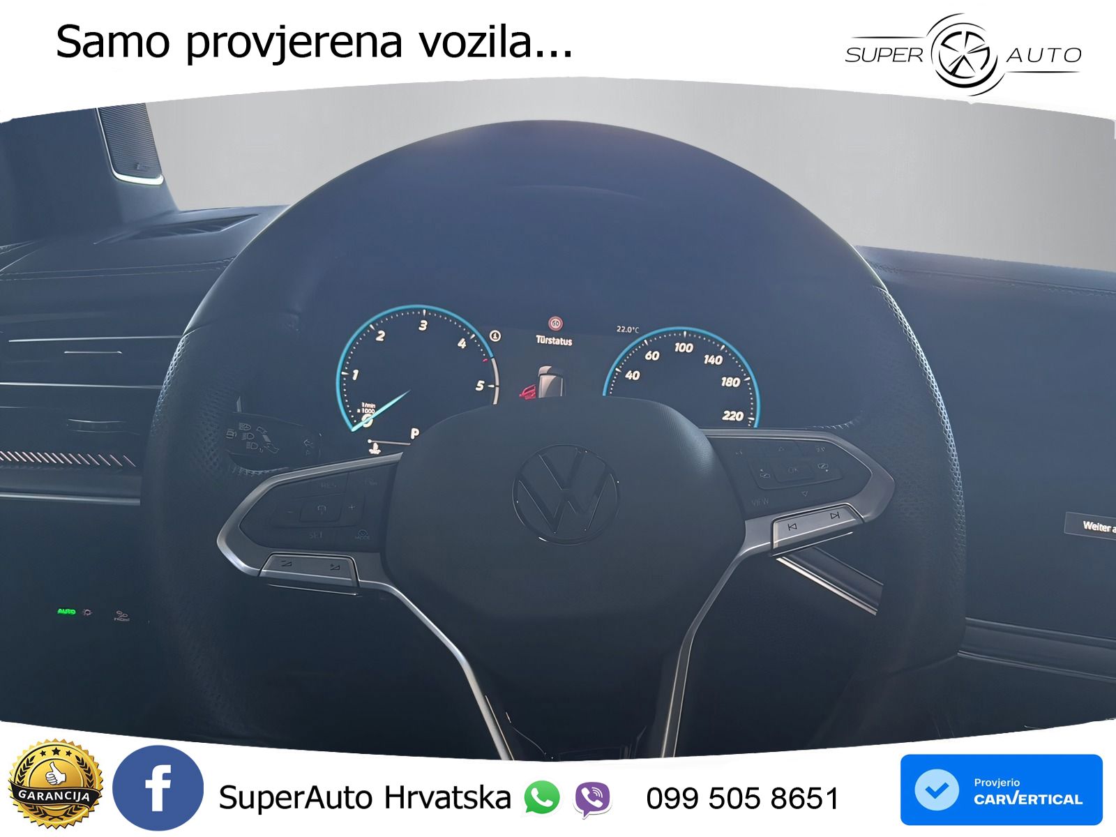 Volkswagen Touareg 3.0 V6 TDI (231 KS) 4MOTION Tiptronic R-Line ZRAČNI+ACC+GR SJED+KAM+PANO