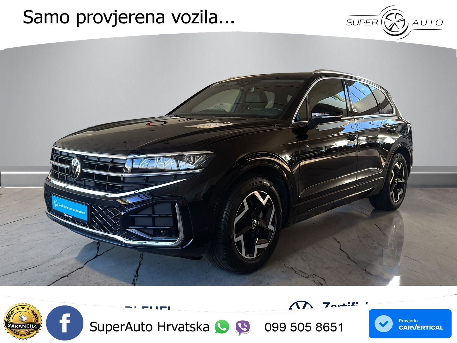 Volkswagen Touareg 3.0 V6 TDI (231 KS) 4MOTION Tiptronic R-Line ZRAČNI+ACC+GR SJED+KAM+PANO