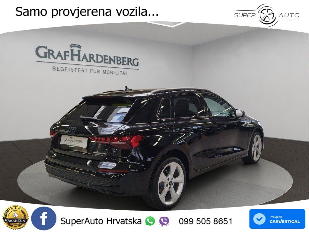 Audi A3 Sportback 30 TFSI (116 KS) Mild Hybrid S tronic advanced LED+GR SJED+ACC