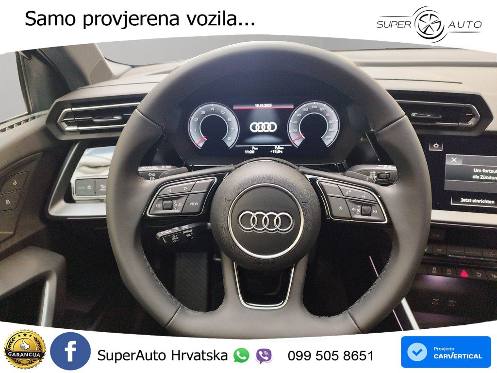 Audi A3 Sportback 30 TFSI (116 KS) Mild Hybrid S tronic advanced LED+GR SJED+ACC