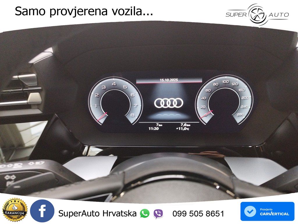 Audi A3 Sportback 30 TFSI (116 KS) Mild Hybrid S tronic advanced LED+GR SJED+ACC