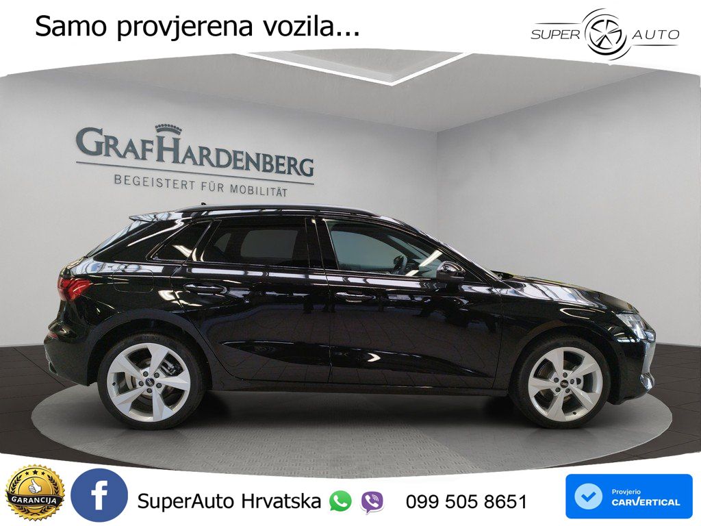 Audi A3 Sportback 30 TFSI (116 KS) Mild Hybrid S tronic advanced LED+GR SJED+ACC