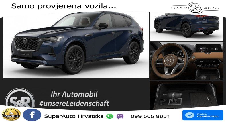 Mazda CX-60 3.3 e-Skyactiv D (254 KS) AWD Automatic LED+GR SJED+ACC