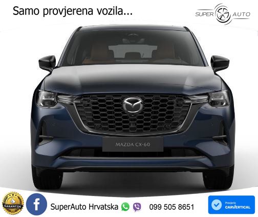 Mazda CX-60 3.3 e-Skyactiv D (254 KS) AWD Automatic LED+GR SJED+ACC