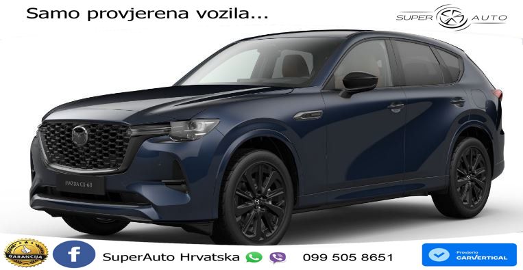 Mazda CX-60 3.3 e-Skyactiv D (254 KS) AWD Automatic LED+GR SJED+ACC