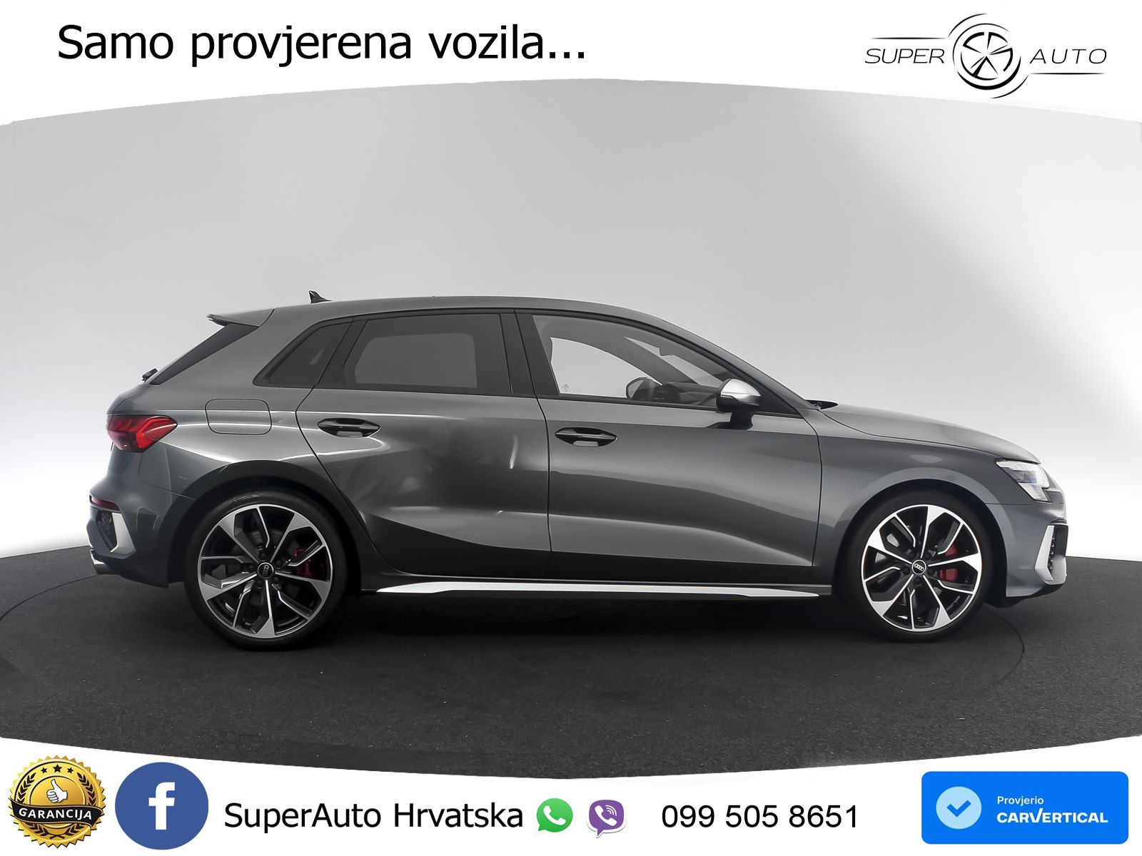 Audi S3 2.0 TFSI (310 KS) quattro S tronic MATRIX+GR SJED+KAM
