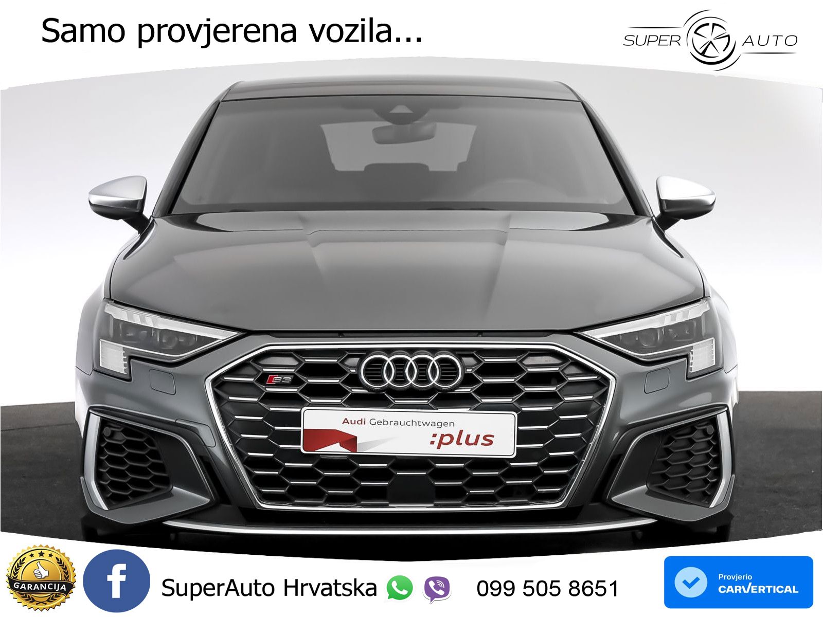 Audi S3 2.0 TFSI (310 KS) quattro S tronic MATRIX+GR SJED+KAM