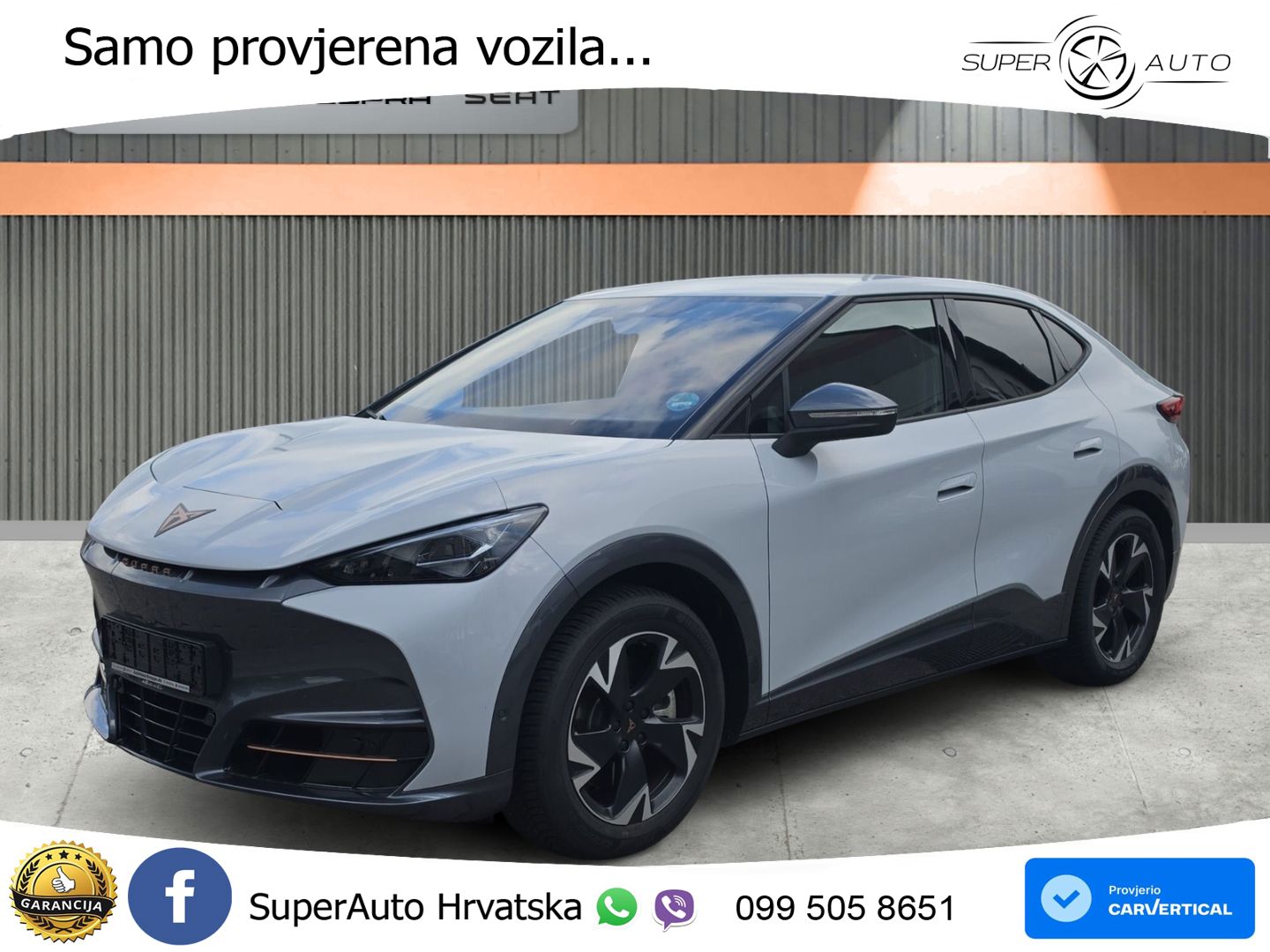 Cupra Tavascan 82 kWh (286 KS) LED+GR SJED+ACC