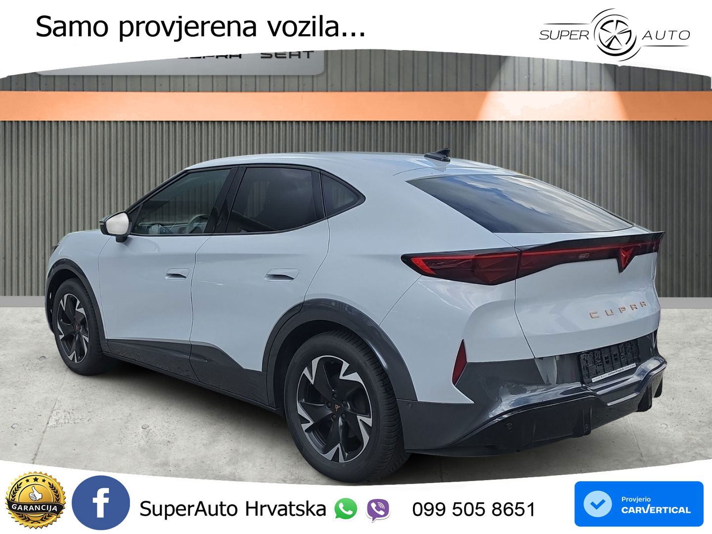 Cupra Tavascan 82 kWh (286 KS) LED+GR SJED+ACC