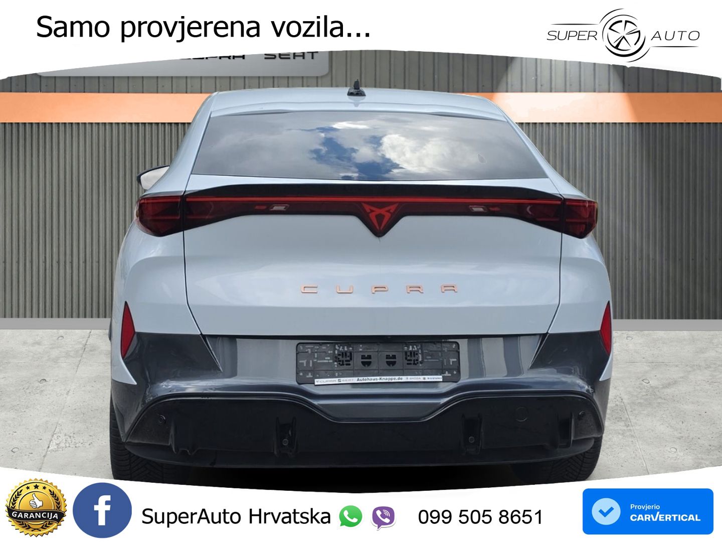 Cupra Tavascan 82 kWh (286 KS) LED+GR SJED+ACC