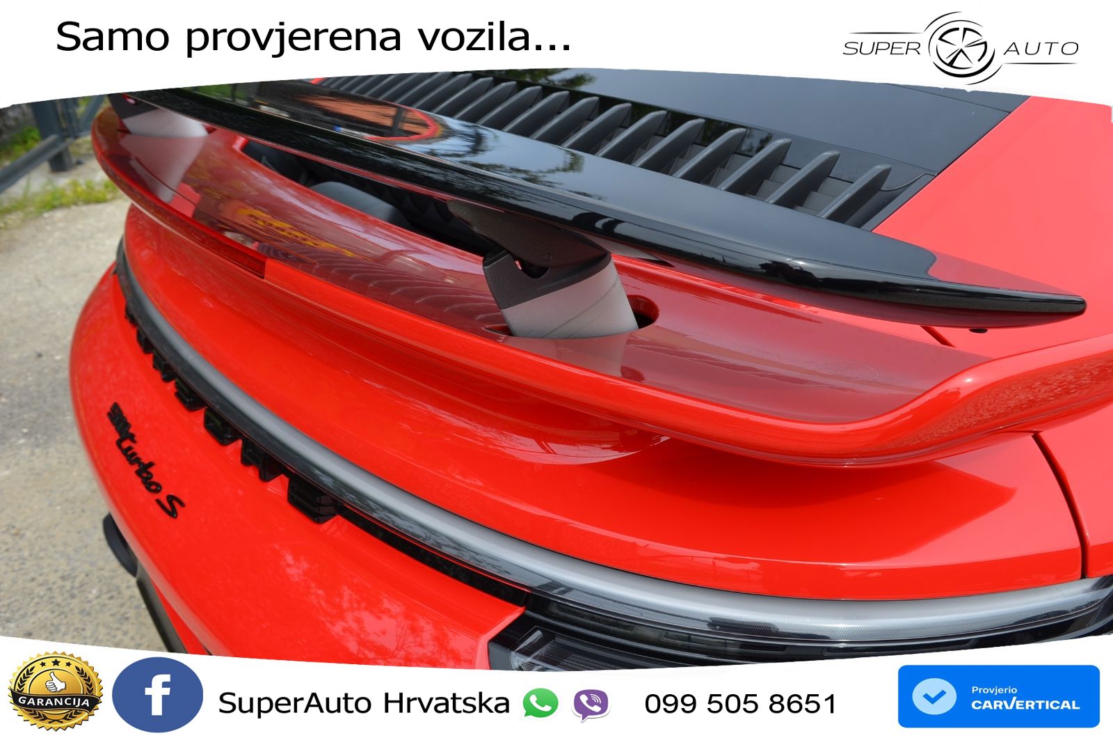 Porsche 911 Turbo S 3.8 (650 KS) PDK ZRAČNI+ACC+GR SJED+KAM+PANO