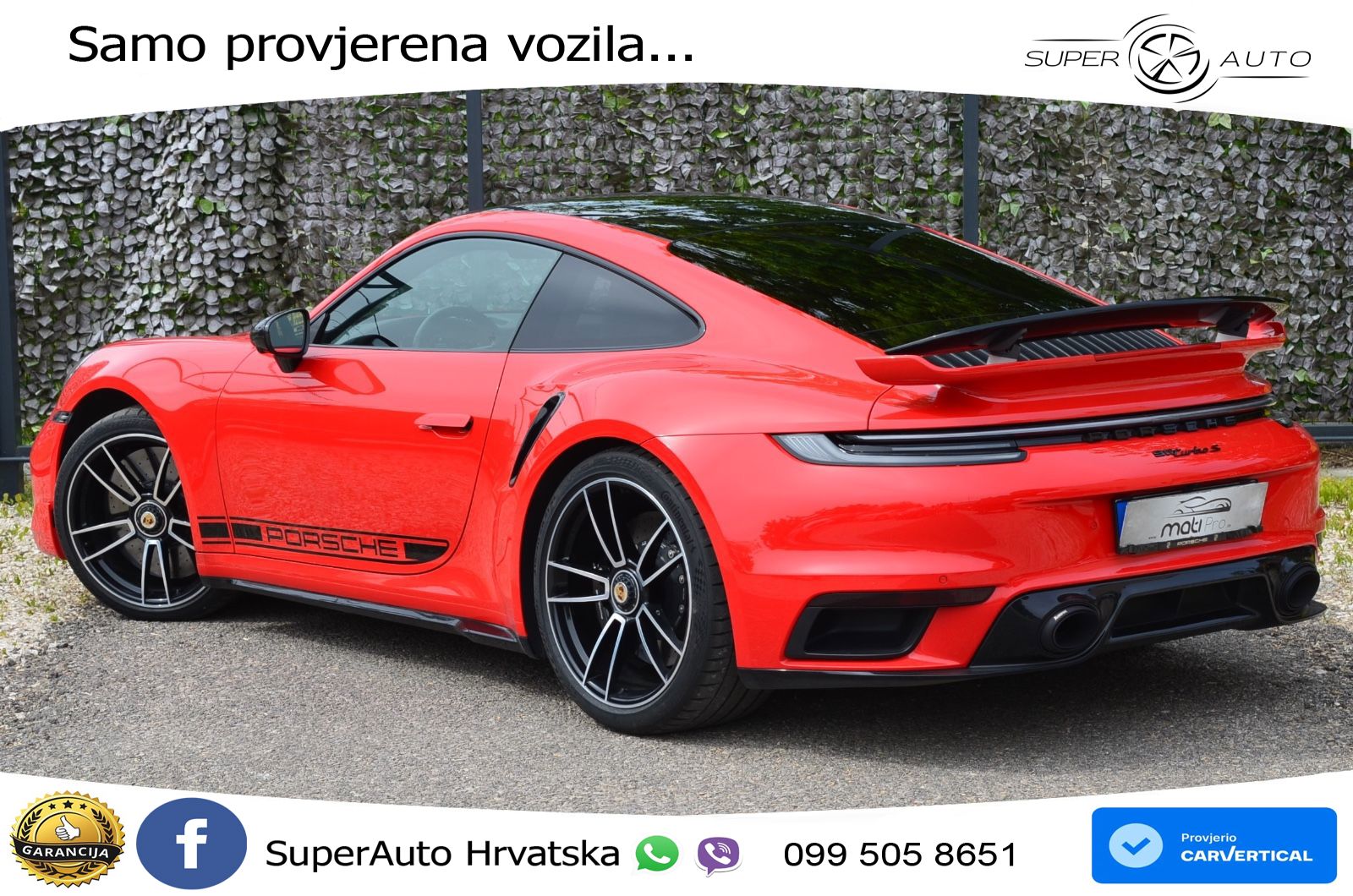 Porsche 911 Turbo S 3.8 (650 KS) PDK ZRAČNI+ACC+GR SJED+KAM+PANO