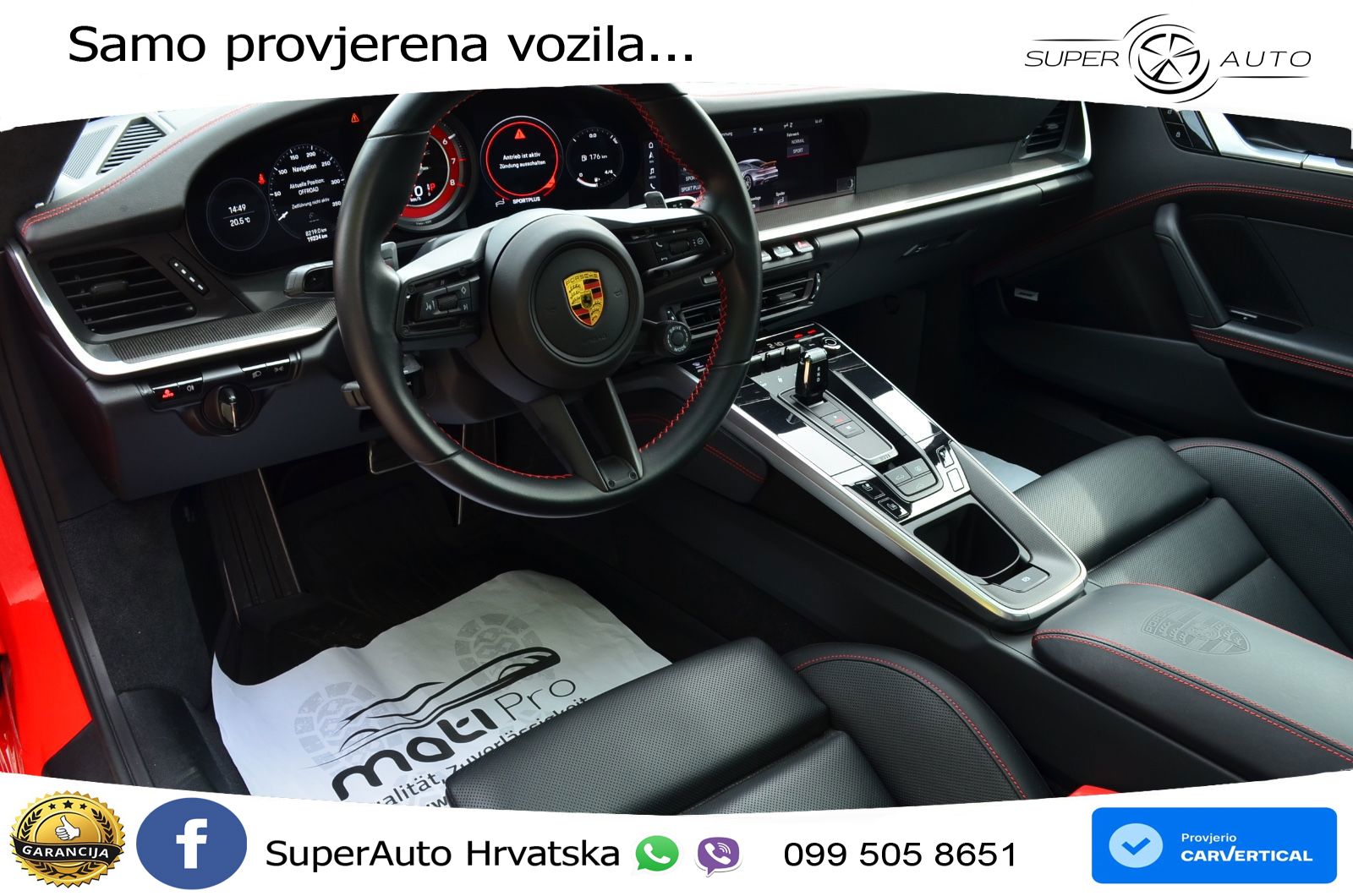 Porsche 911 Turbo S 3.8 (650 KS) PDK ZRAČNI+ACC+GR SJED+KAM+PANO