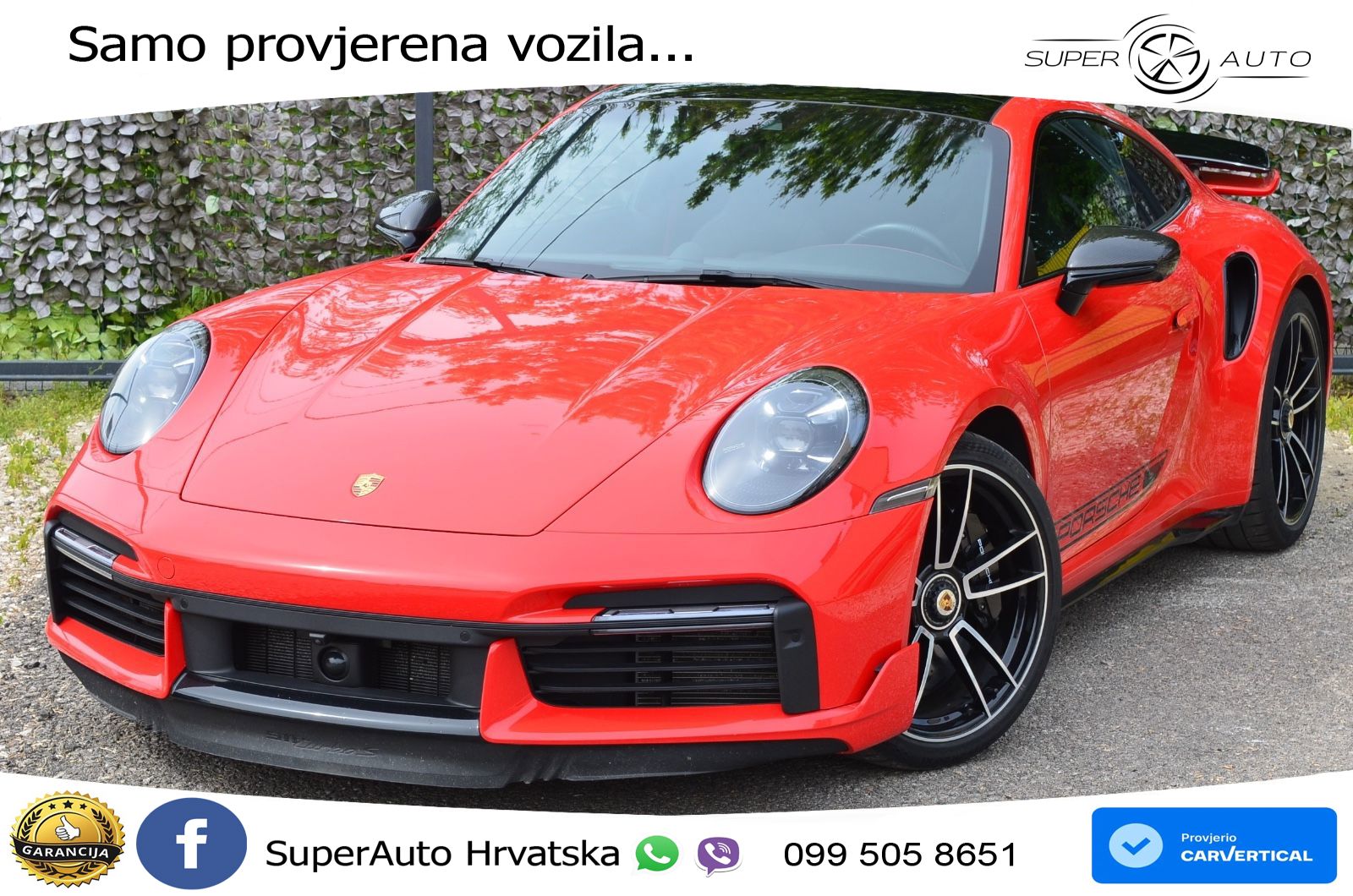 Porsche 911 Turbo S 3.8 (650 KS) PDK ZRAČNI+ACC+GR SJED+KAM+PANO