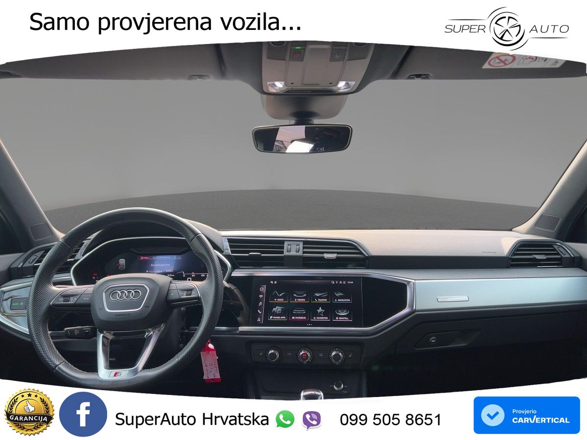 Audi Q3 II Sportback 35 TFSI (150 KS) S tronic S line LED+GR SJED+ACC